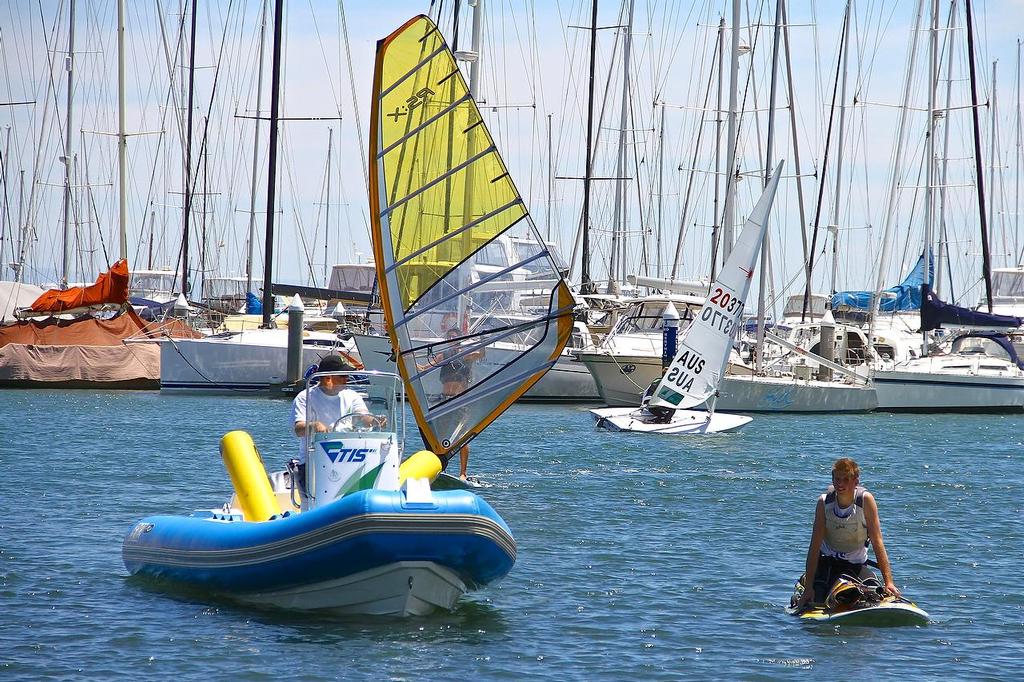 RS:X - Sail Melbourne , 2013 - ISAF World Sailing Cup, Round 1- Day 0 © Richard Gladwell www.photosport.co.nz